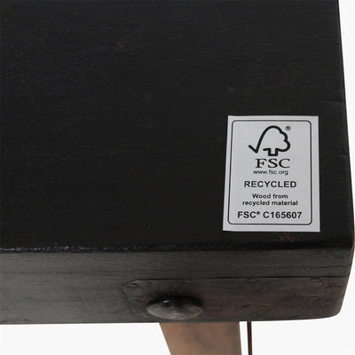 Rustikální dřevěný jídelní stůl VINTAGE BLACK 165cm - CO.DE Concept
