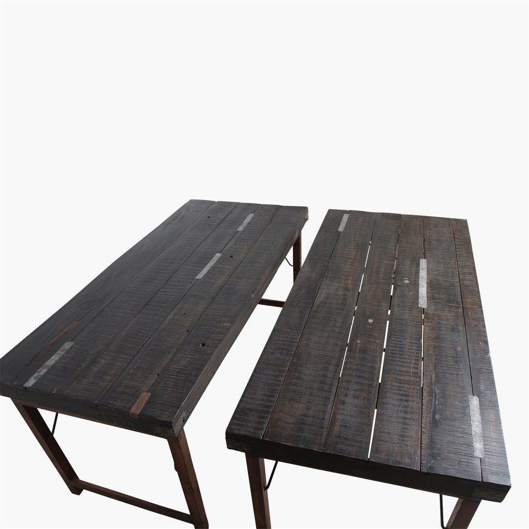 Rustikální dřevěný jídelní stůl VINTAGE BLACK 165cm - CO.DE Concept
