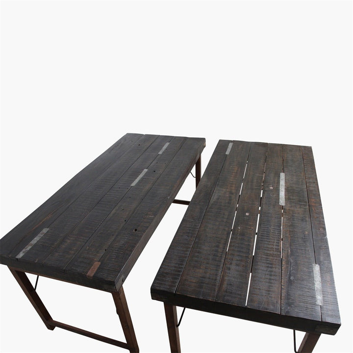 Rustikální dřevěný jídelní stůl VINTAGE BLACK 165cm - CO.DE Concept
