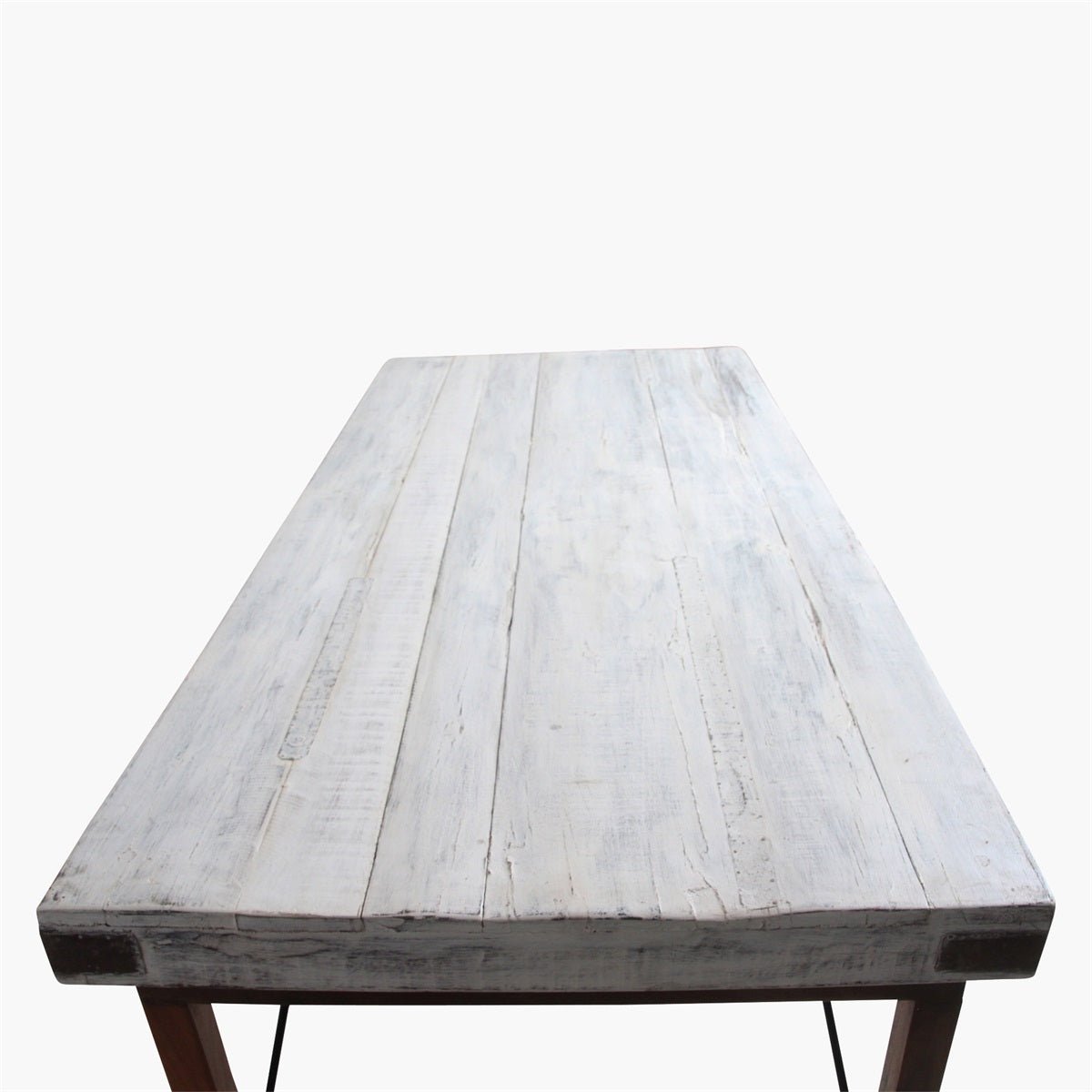 Rustikální dřevěný jídelní stůl VINTAGE WHITE | 165cm - CO.DE Concept