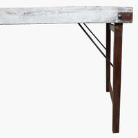 Rustikální dřevěný jídelní stůl VINTAGE WHITE | 165cm - CO.DE Concept