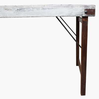 Rustikální dřevěný jídelní stůl VINTAGE WHITE | 165cm - CO.DE Concept