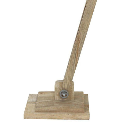 Rustikální stojací dřevěná lampa Cement | Stojací lampy