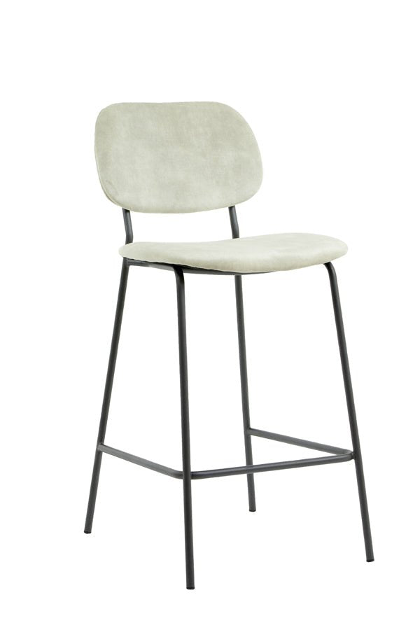 Sametová barová židle EMMA SAND - CO.DE Concept