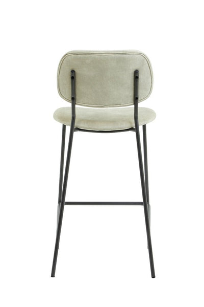 Sametová barová židle EMMA SAND - CO.DE Concept