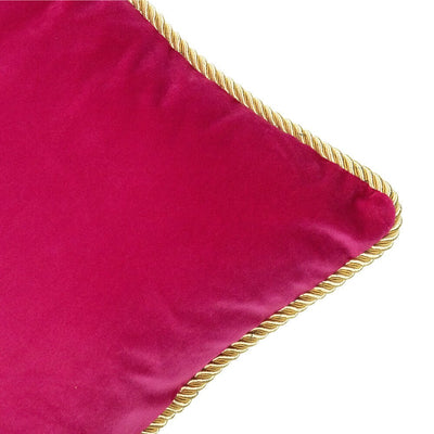Sametový dekorační polštář GOLD FUCHSIA M&M - CO.DE Concept