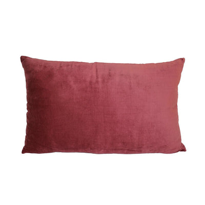 Sametový dekorační polštář Imbarro AUBERGINE XL - CO.DE Concept