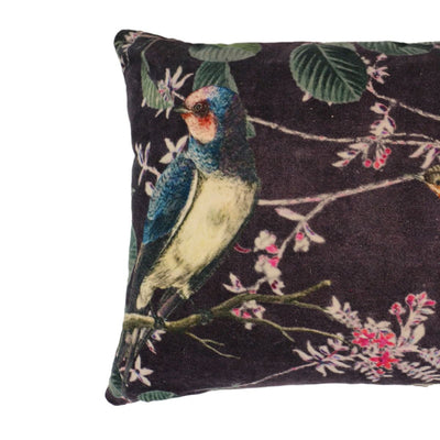 Sametový polštář BIRDY FLOR - CO.DE Concept