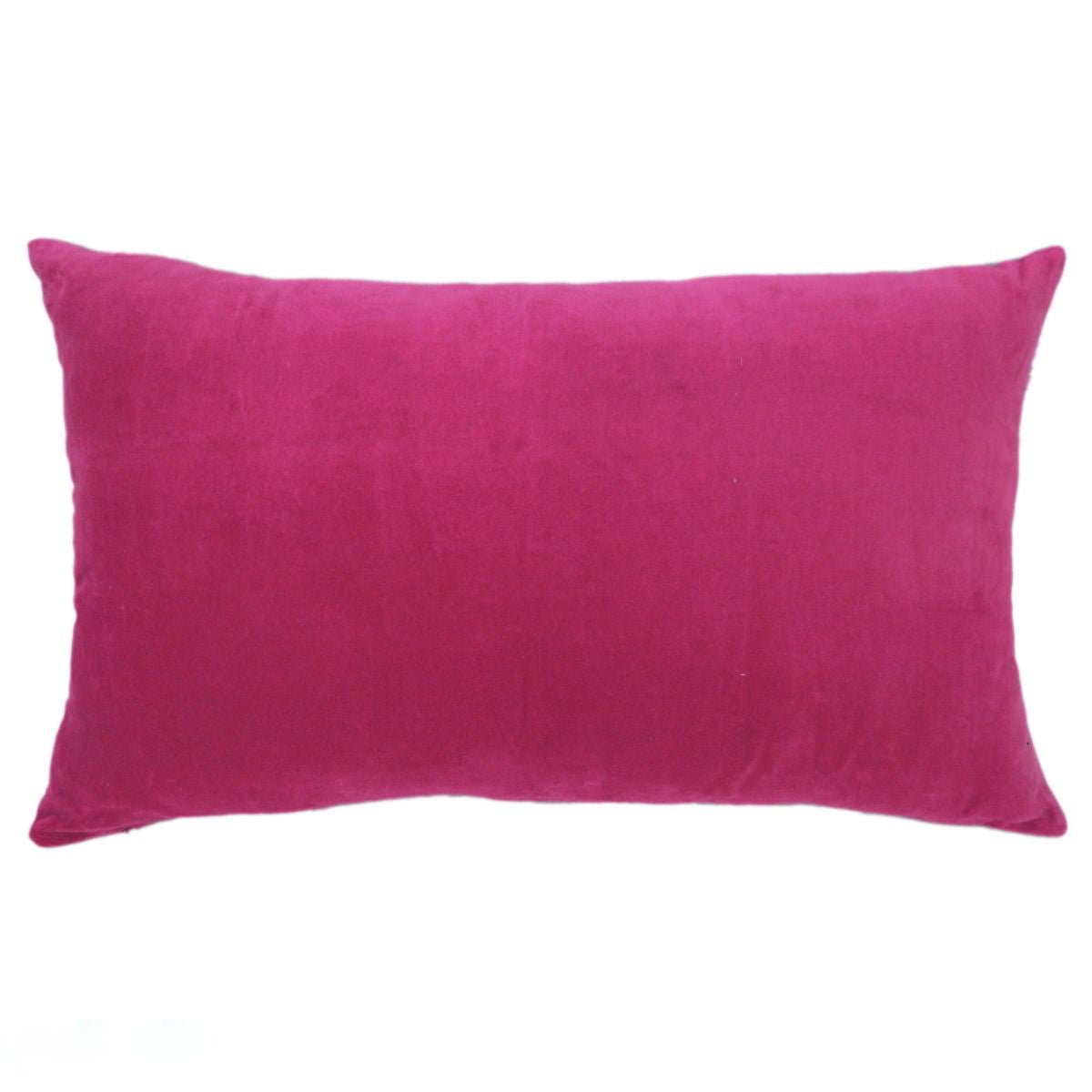 Sametový polštář LALA MAGENTA XL - CO.DE Concept