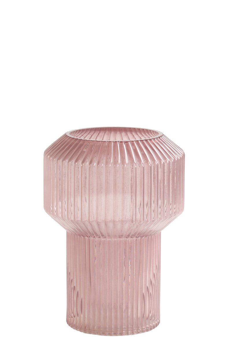 Skleněná váza LEILA PINK - CO.DE Concept