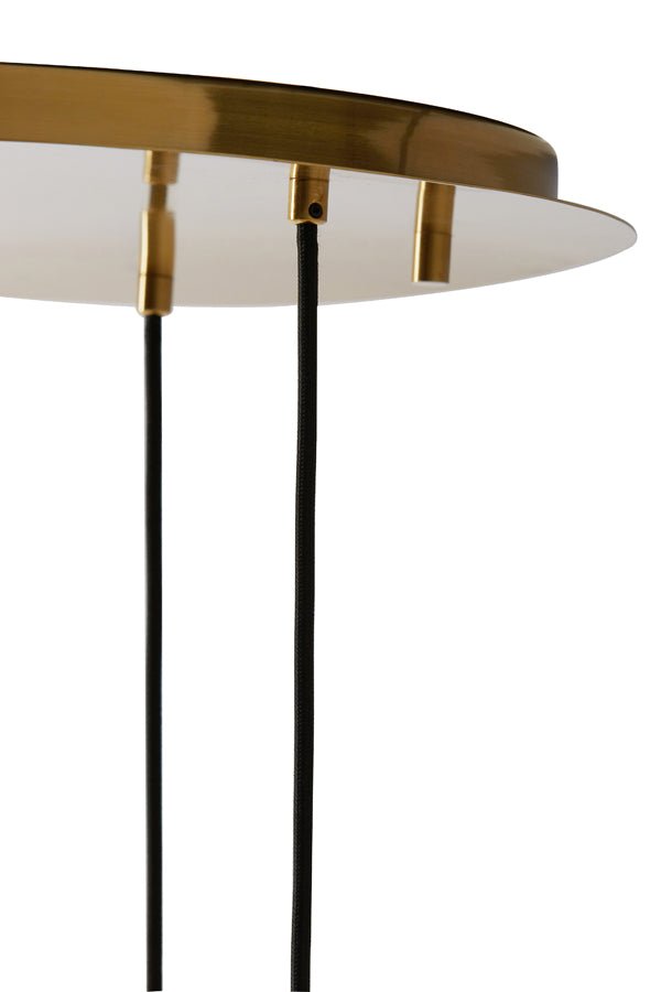 Skleněný závěsný lustr MAYSON GOLD CLEAR GLASS - CO.DE Concept
