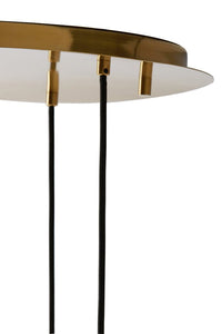 Skleněný závěsný lustr MAYSON GOLD CLEAR GLASS - CO.DE Concept