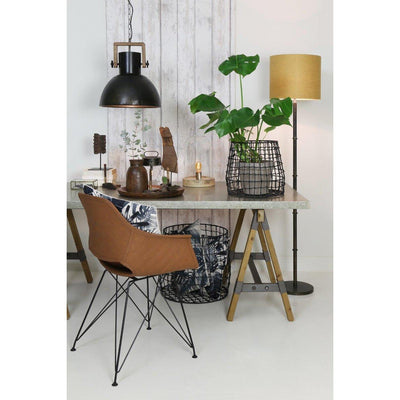 Stolní lampa s dřevěným podstavcem | Stolní lampy
