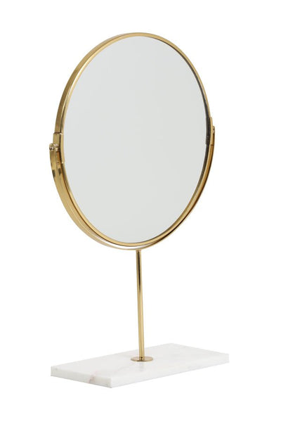 Stolní zrcadlo s mramorovým podstavcem RIESCO - CO.DE Concept