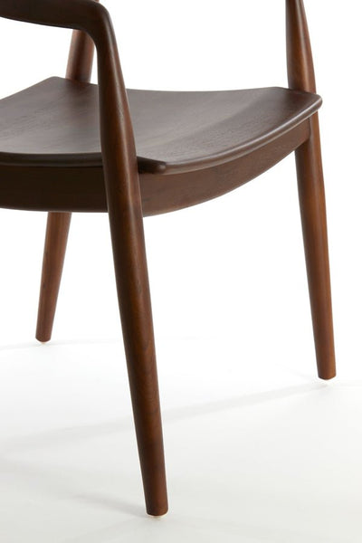 Teaková jídelní židle PALOS DARK BROWN - CO.DE Concept