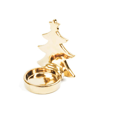 Vánoční keramický svícen LITTLE CHRISTMAS GOLD - CO.DE Concept