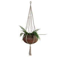 Závěsný držák na květináč MACRAMÉ CREAM - CO.DE Concept